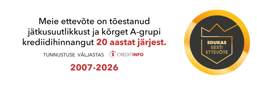 Falkonet, Edukas Eesti Ettevõte